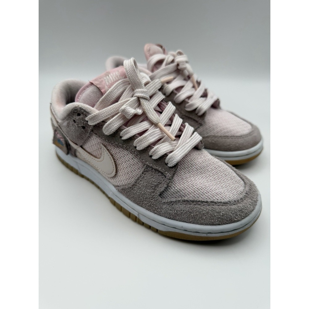 Nike Dunk Low Teddy Bear Light Soft Pink GS Size 5Y Youth Shoes